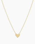 14k Gold Heart Mini Necklace