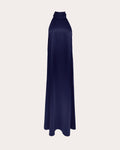 Meera Satin Halterneck Midi Dress