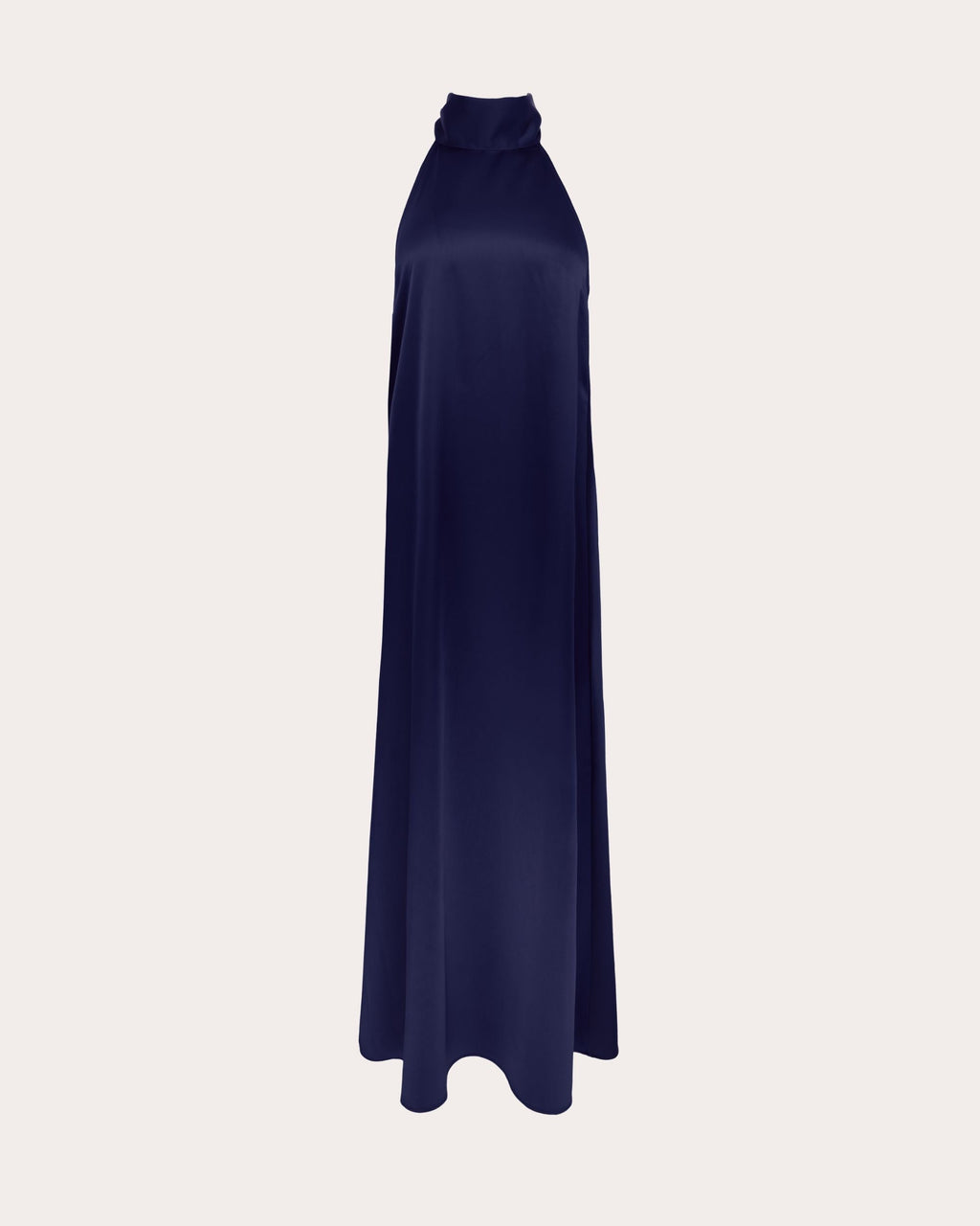 Meera Satin Halterneck Midi Dress