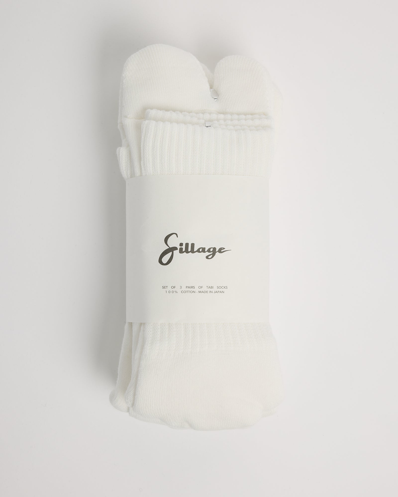 Tabi Socks Set of 3 in Ivory
