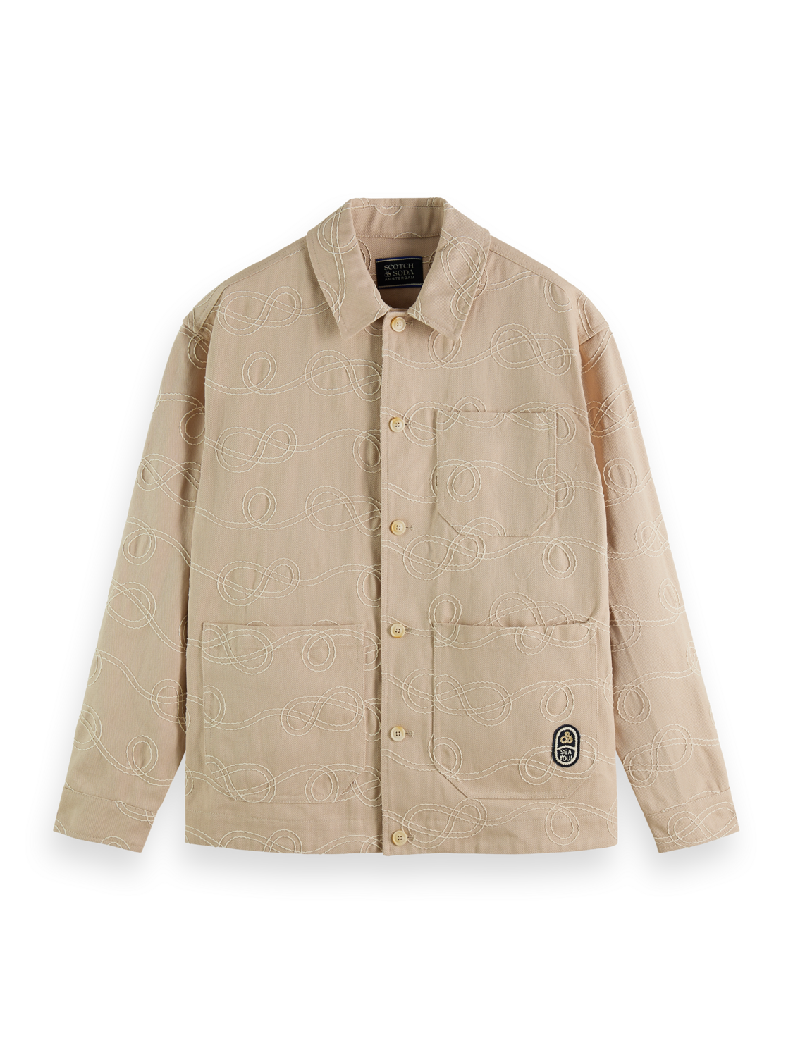 Robe Jacquard Twill Overshirt