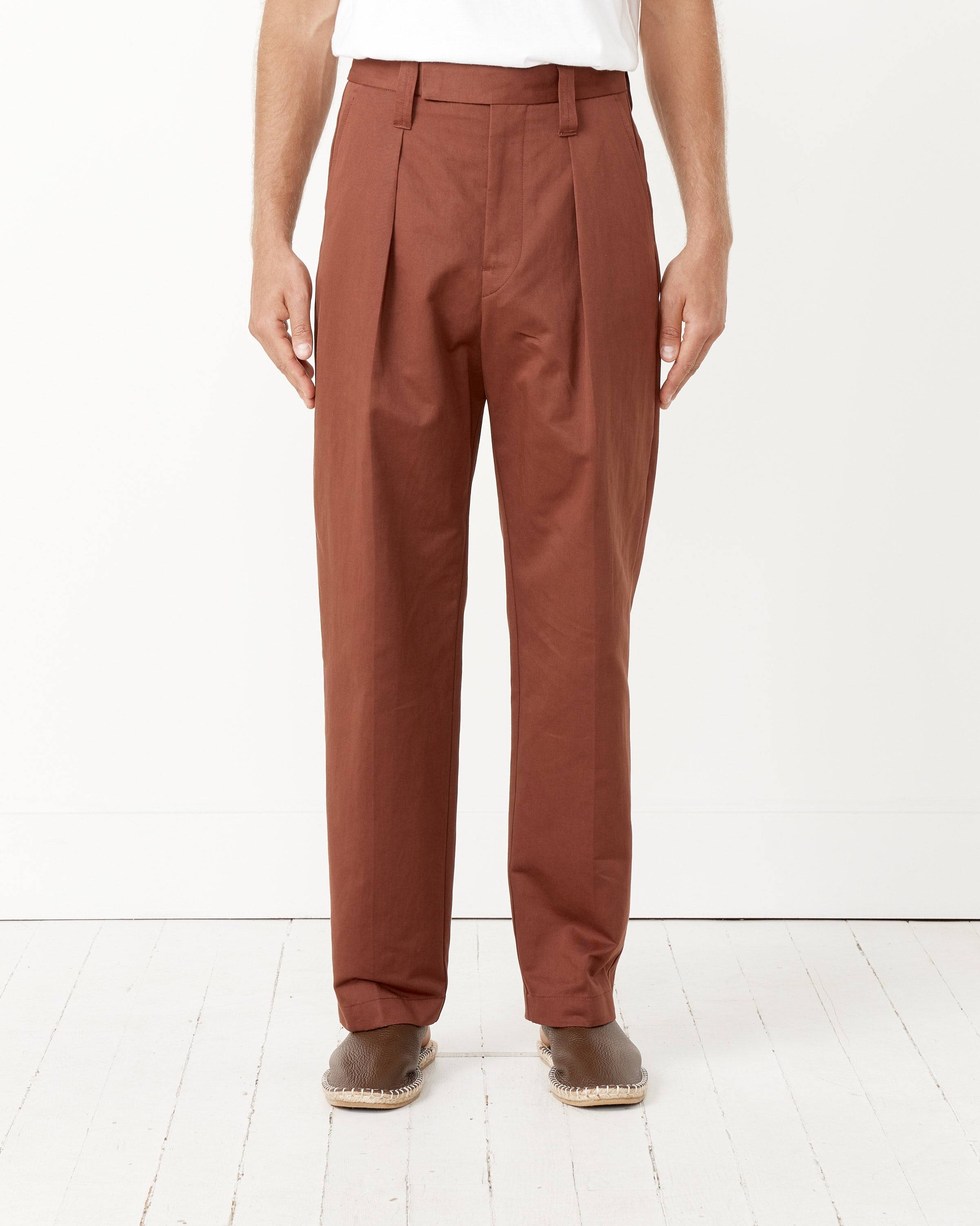 One Pleat Pants
