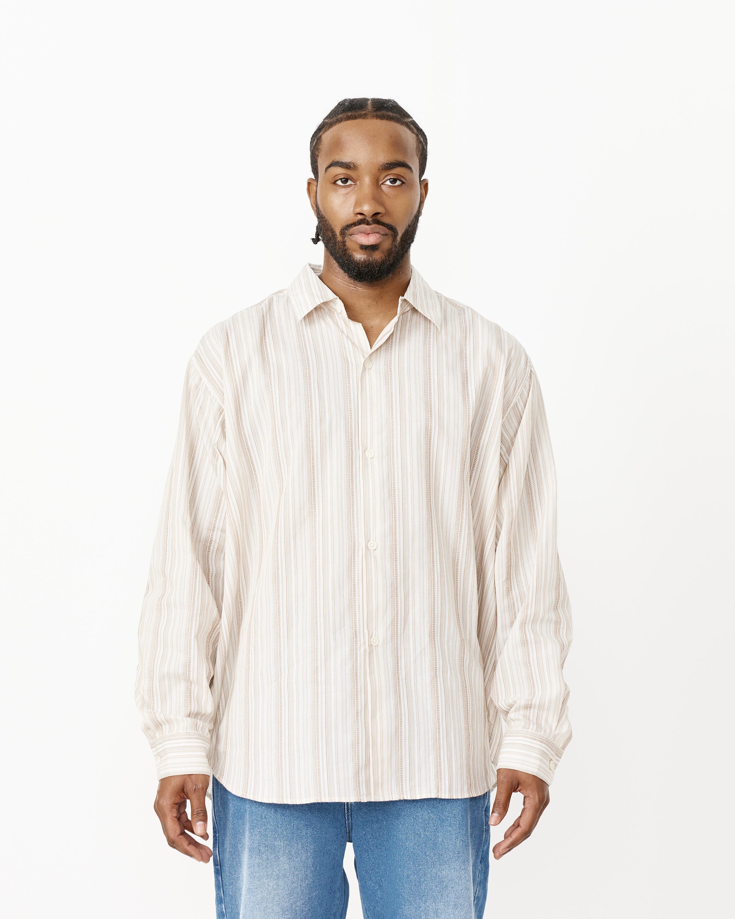 Generous 70s Shirt in Stripe