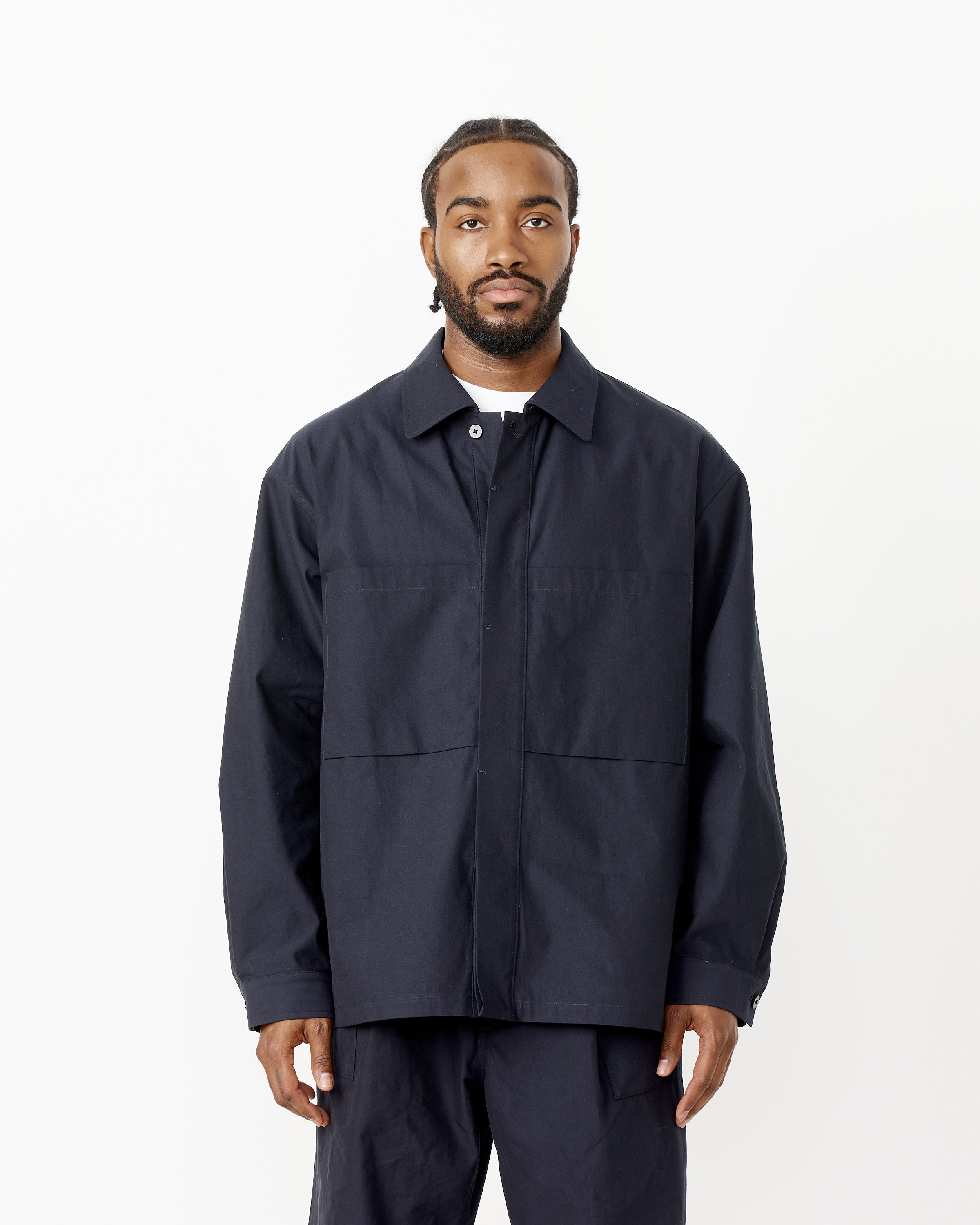 Double Pocket Over Shirt Jacket