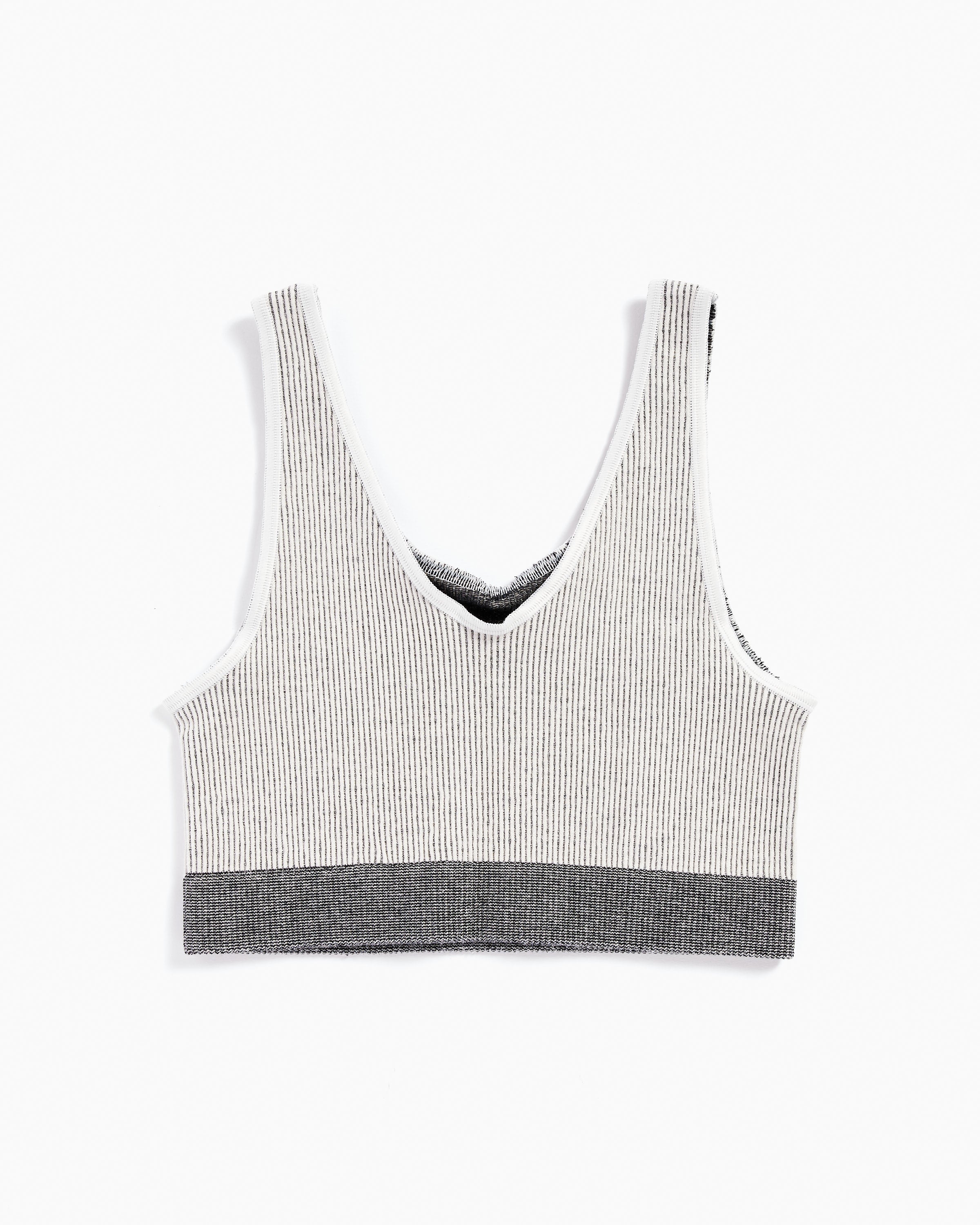 Fine Seamless Scoop Top