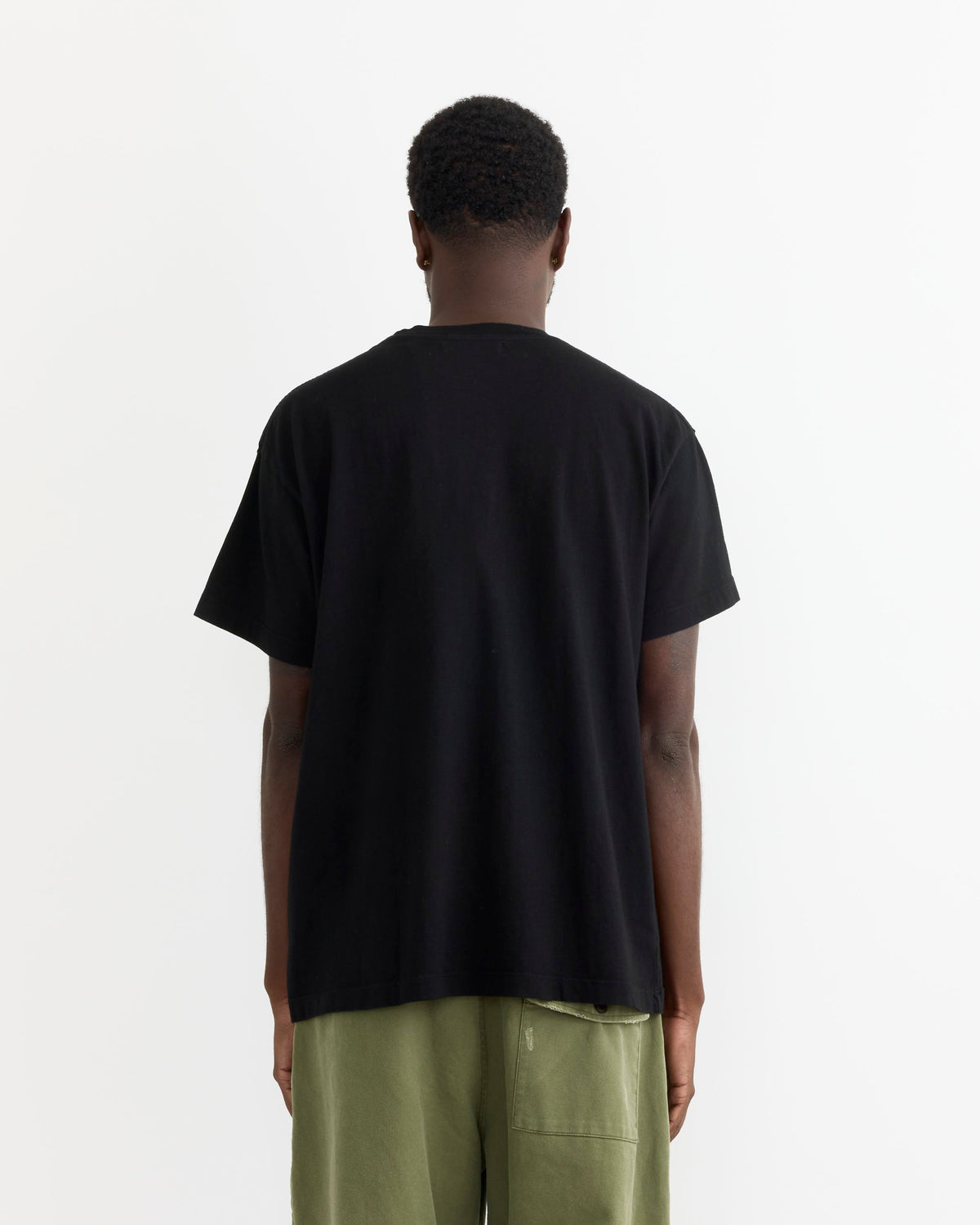 Big Pocket Tee in Black