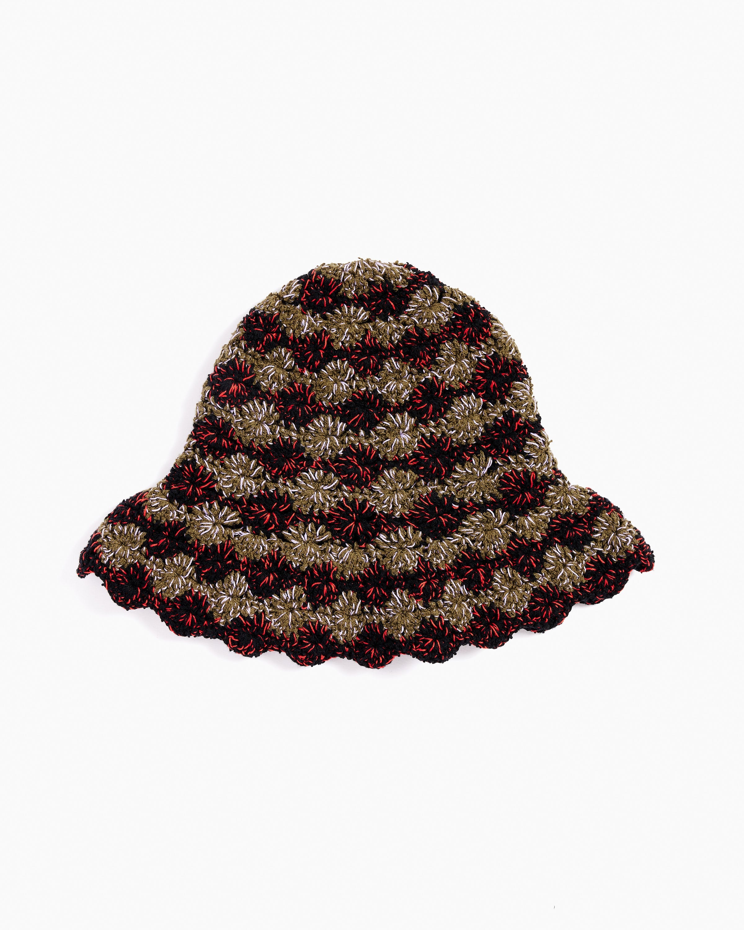 Capua Hat in Olive Multi