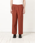 Wide Leg Snap Trouser in Cinnamon