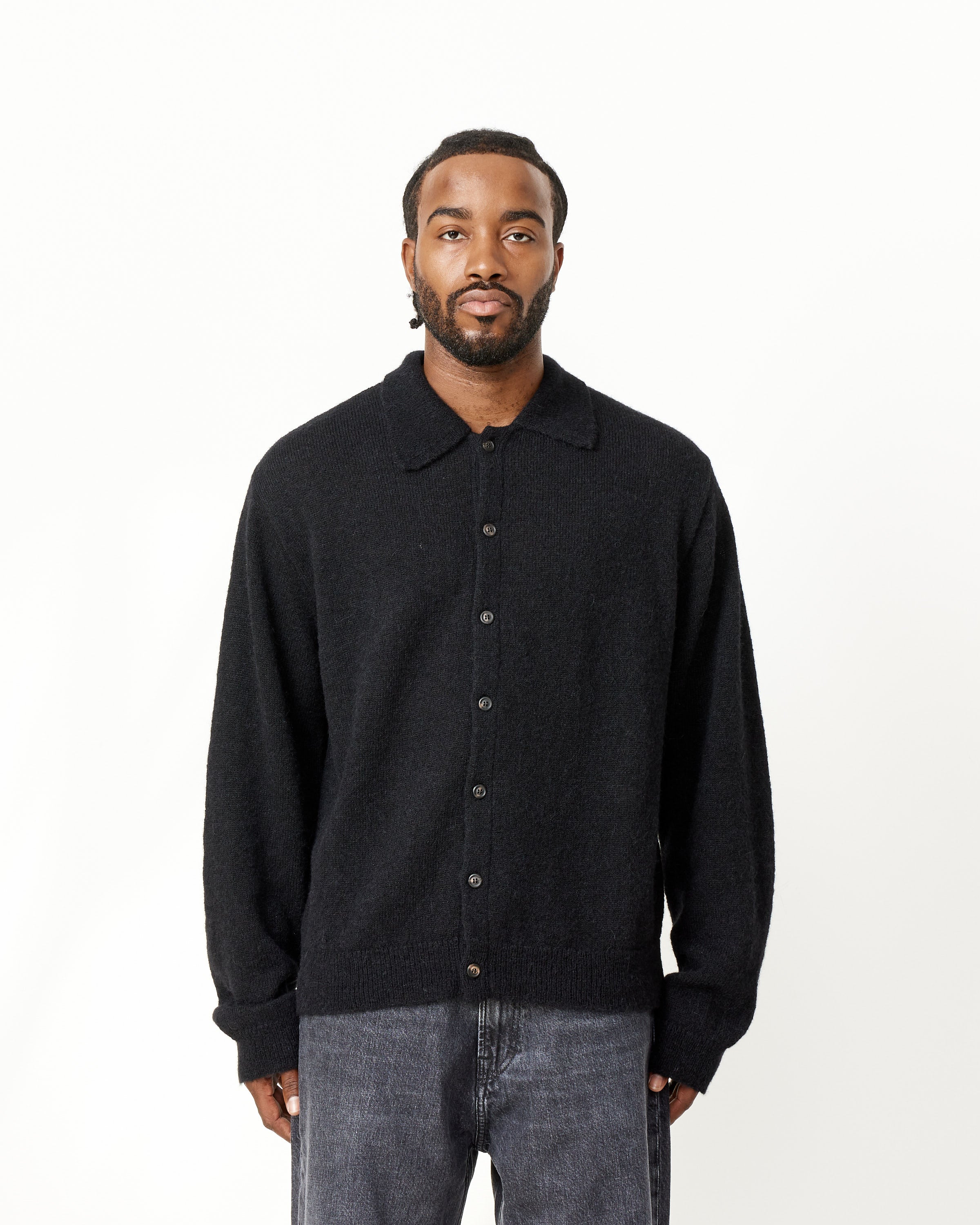 Evening Fuzzy Alpaca Polo