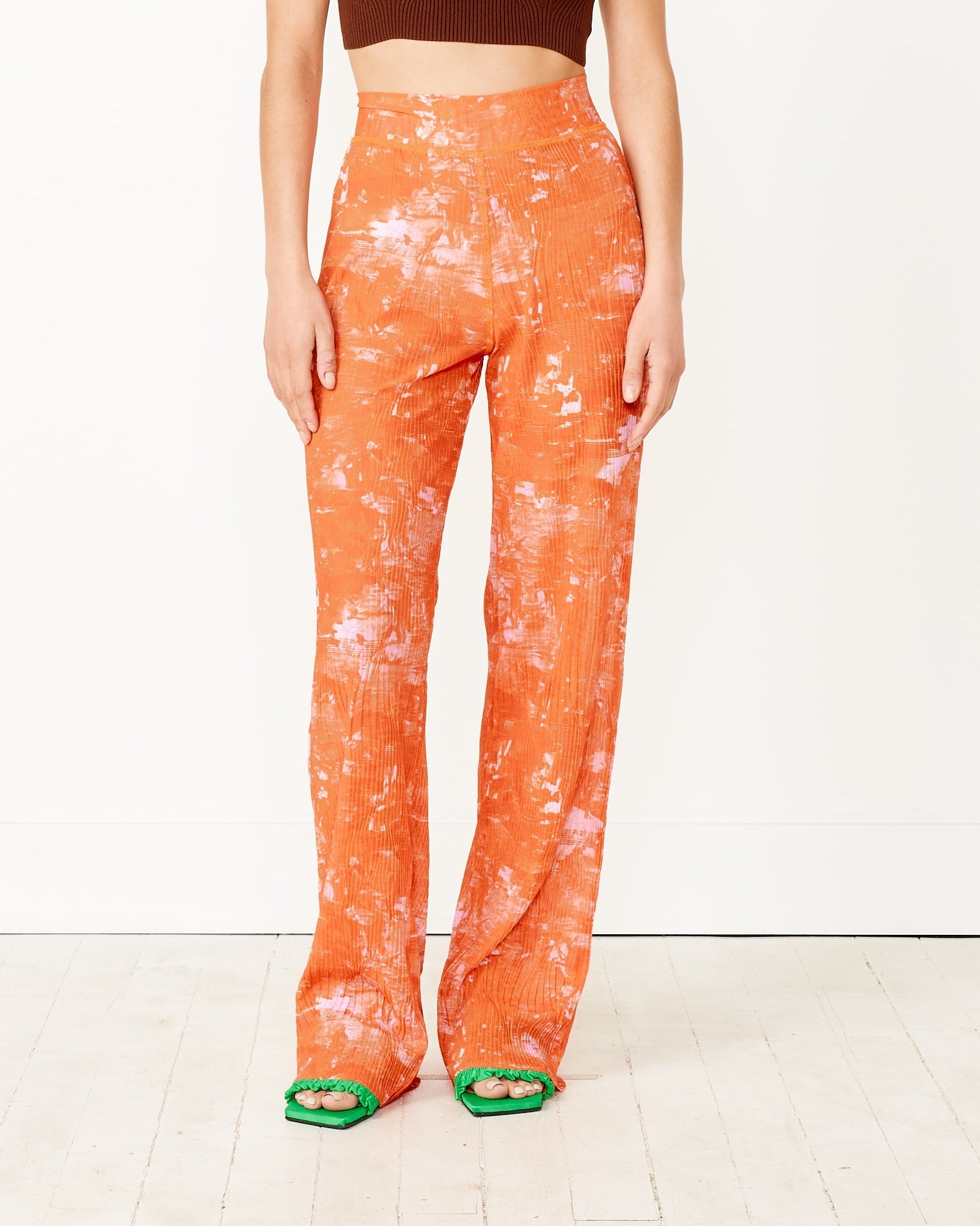 Sway Mesh Plisse Pants