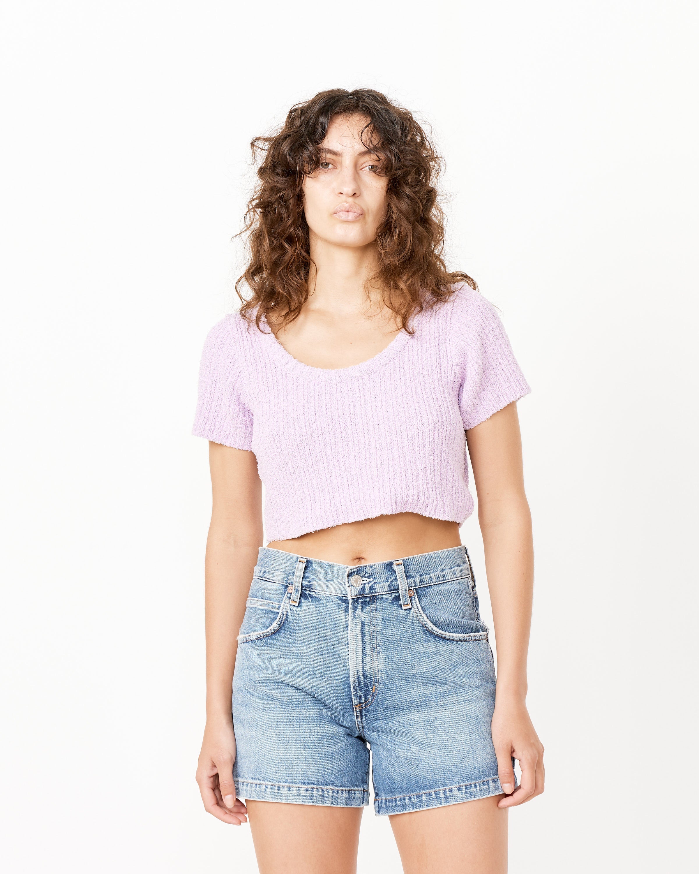 Fluffy Knitted Top