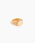 Roca Signet in 18K Gold Plated