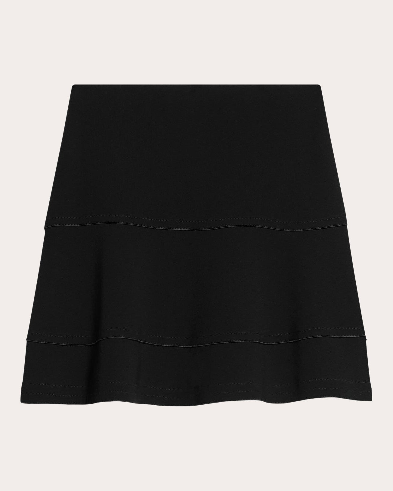 Admiral Crepe Seamed A-Line Mini Skirt