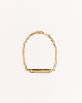 Personalized Cuban Bracelet in 14k Yellow Gold