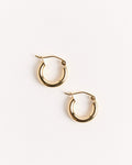 Simple Hoop Earrings in 14k Yellow Gold