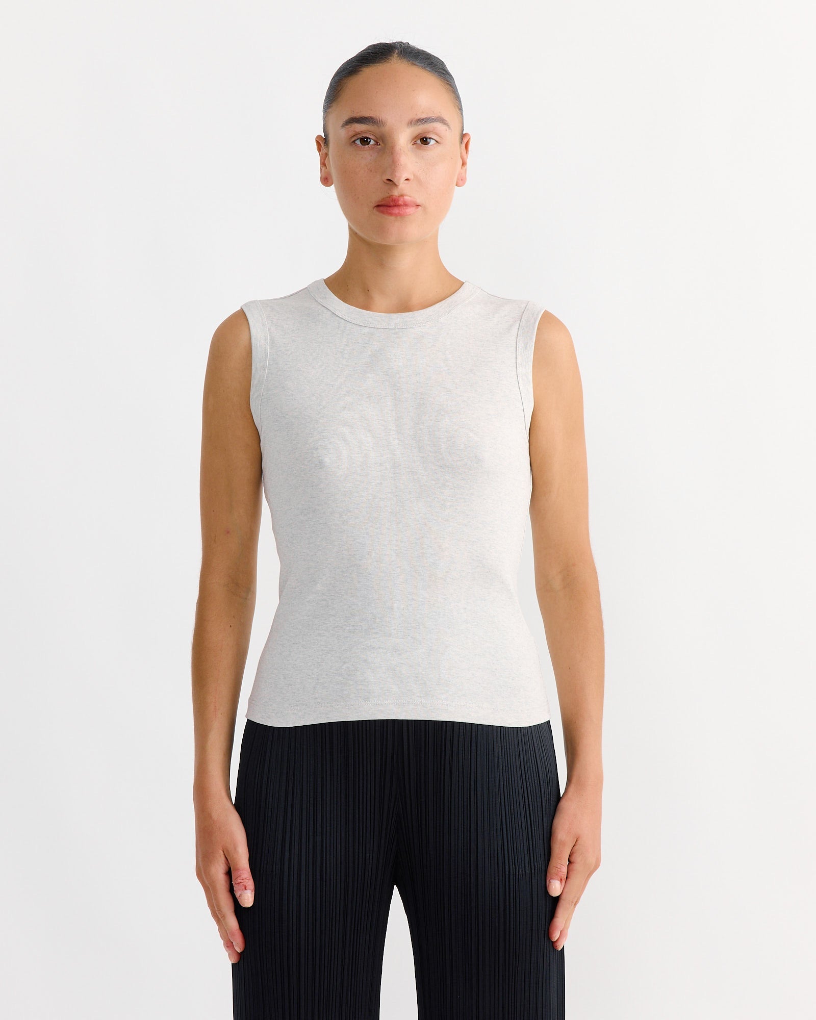 Esme Tank in Heather Grey