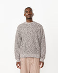 Slub Mix Top Yarn Rib Knit
