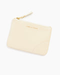 Classic Zip Pouch in Off White