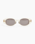 Oval Sunglasses in Light Yellow