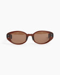 Oval Sunglasses in Brown