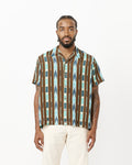 Rayon Beaded Stripe Zach Short Sleeve Shirt