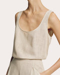 Linen-Blend Tank