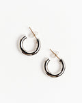 Silver Mini Hoops