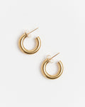 Solid Brass Mini Hoops