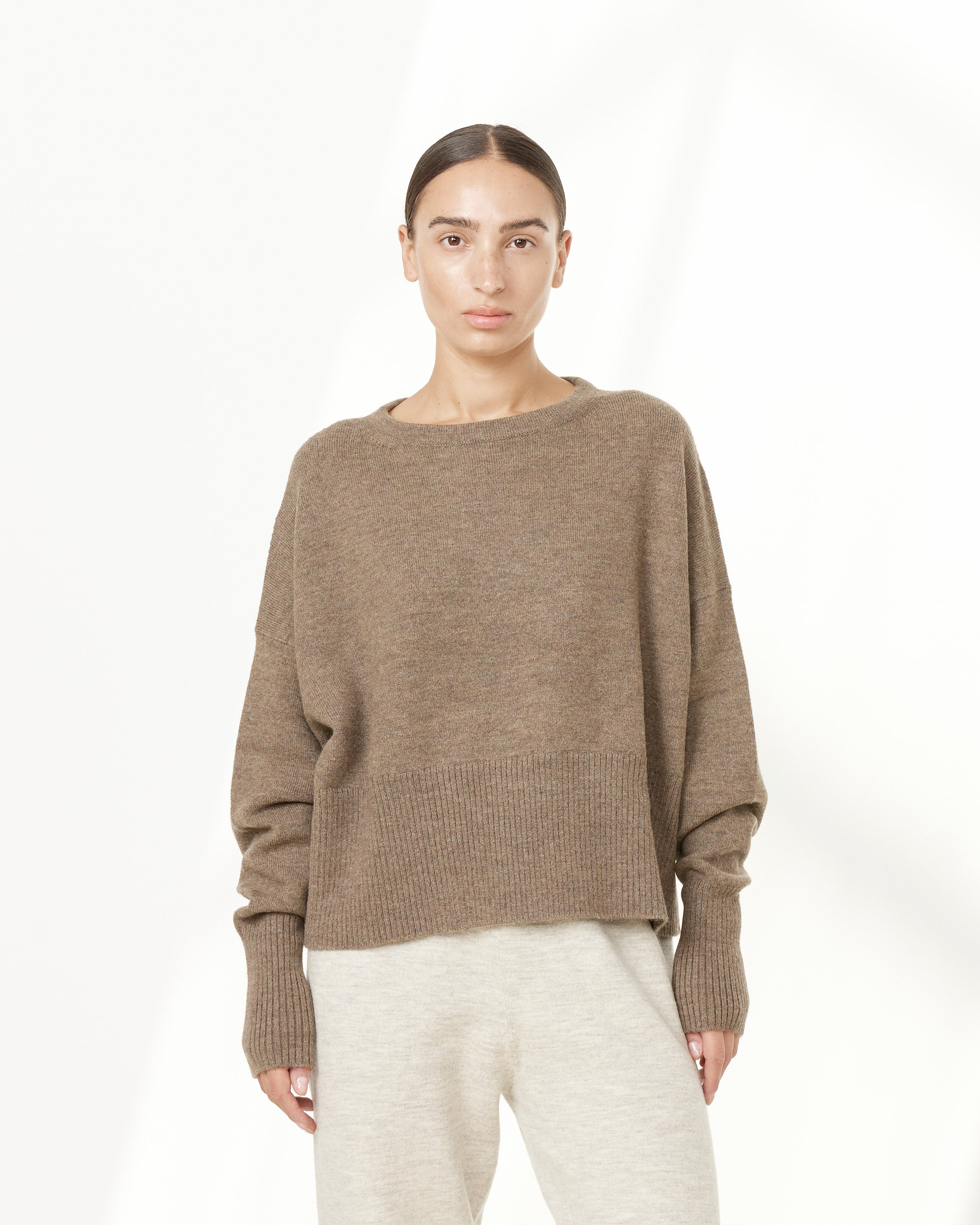High Waist Crewneck