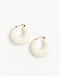 Grass Earrings in Bone