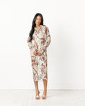 Gazpacho Mesh Plisse Shirt Dress