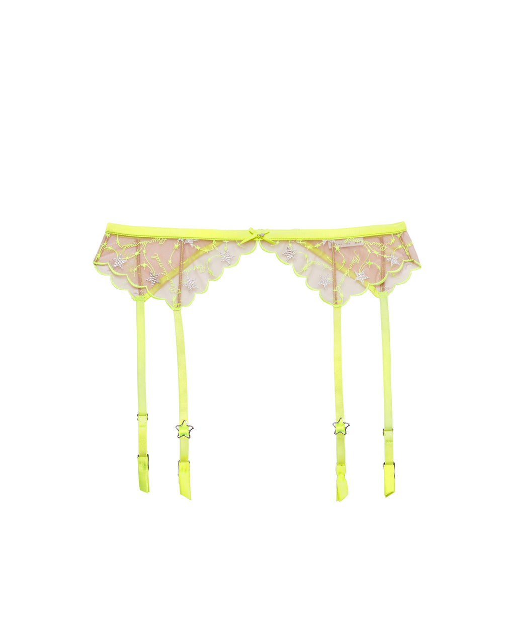 Étoile Embroidery Garter Belt