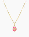 Power Gemstone Parker Charm Necklace Love
