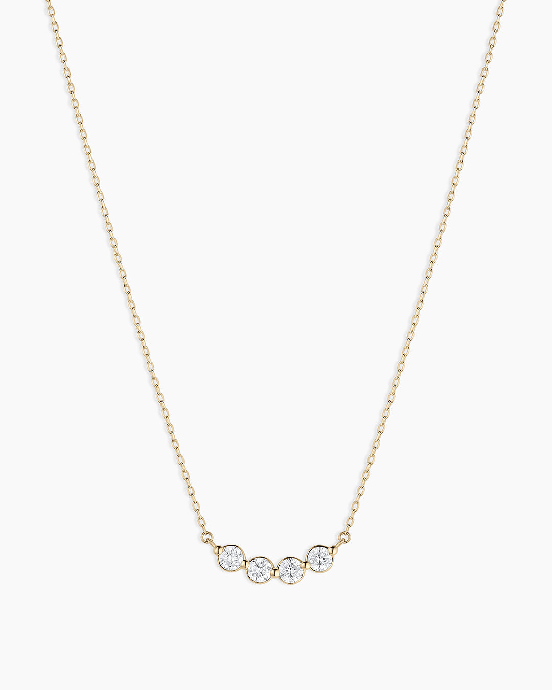 Lab Grown Diamond Halo Cluster Necklace