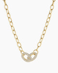 Lou Shimmer Interlocking Necklace