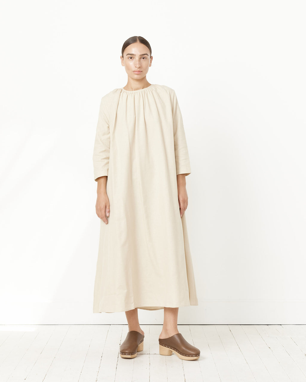 Shirred Neck Dress
