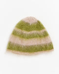 Striped Mohair Beanie