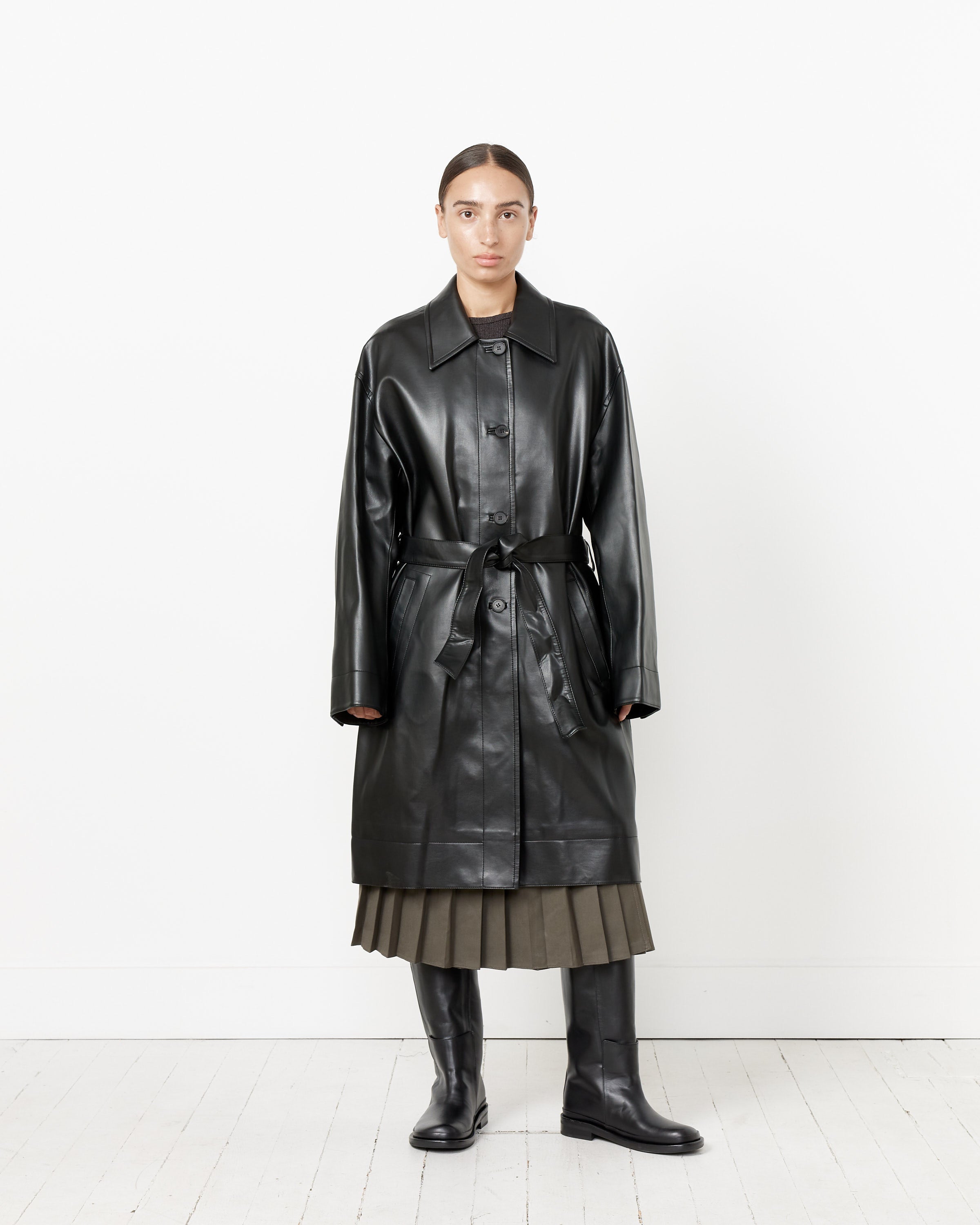 Leather Coat