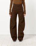 High Waisted Curved Pant
