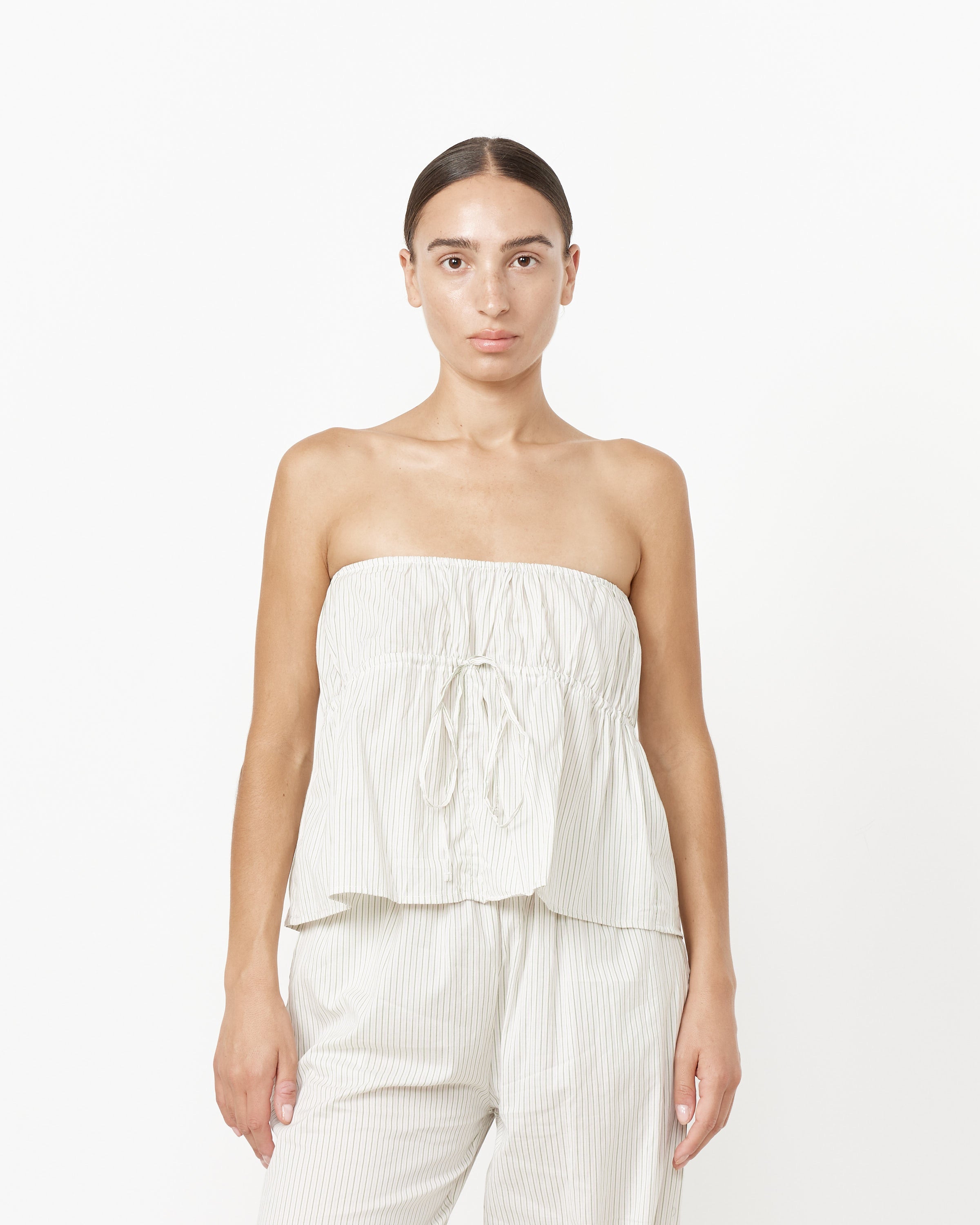 Strapless Cotton Top