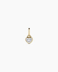 Lab Grown Diamond Heart Charm