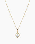 Lab Grown Diamond Heart Charm Necklace