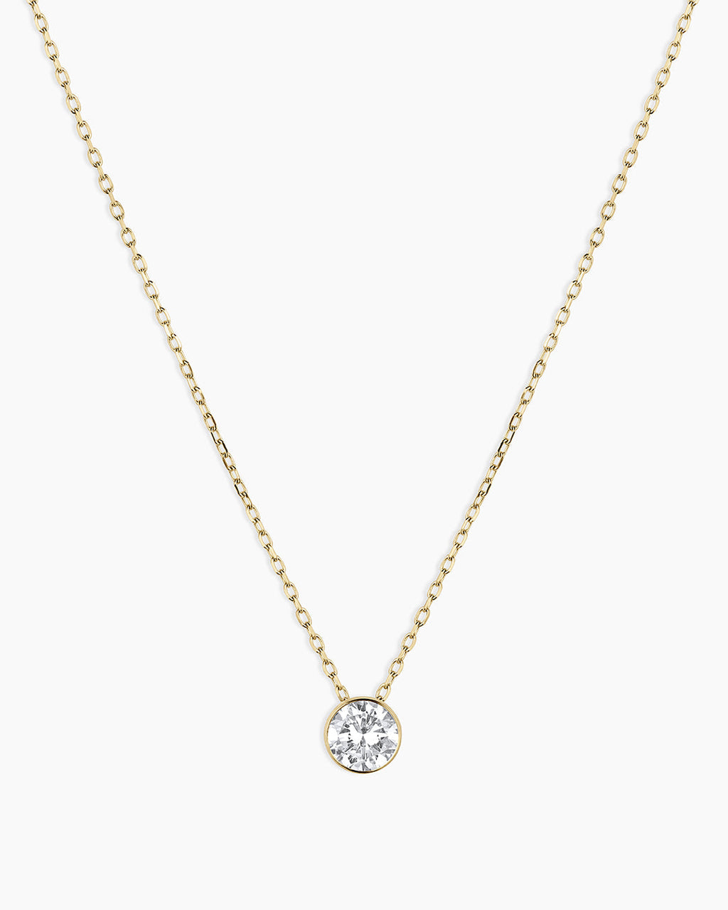 Lab Grown Diamond Halo Necklace