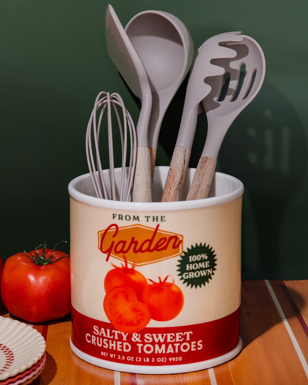 Tomato Can Ceramic Planter