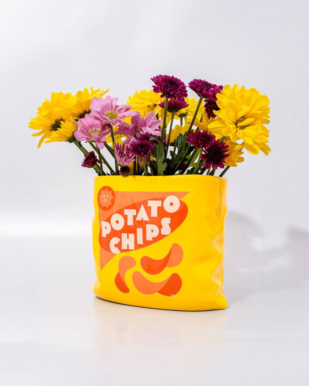 Potato Chips Ceramic Vase