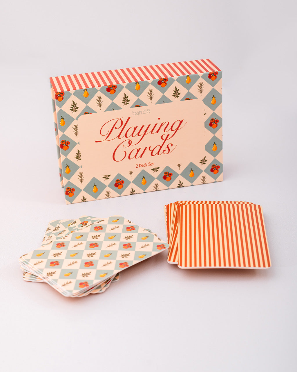Game Night! Double Deck Playing Cards - Garden