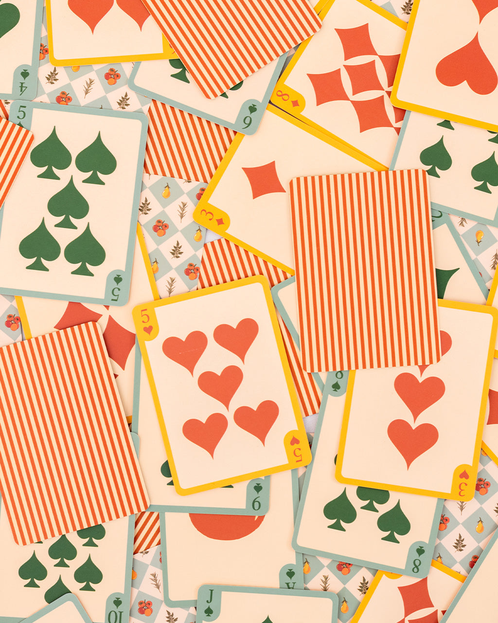 Game Night! Double Deck Playing Cards - Garden