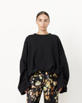 Draped Sweatshirt