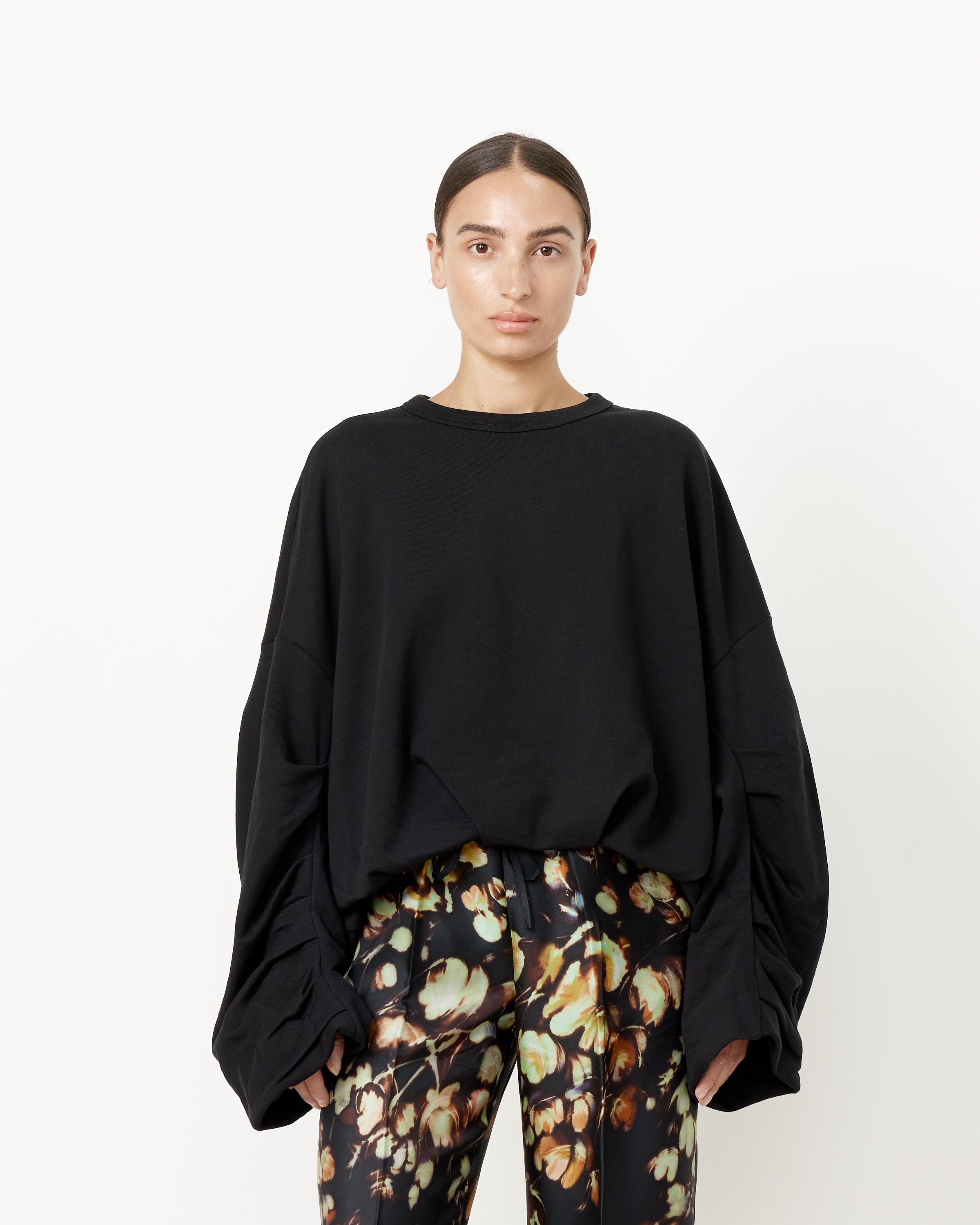 Draped Sweatshirt