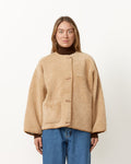 Long Sleeve Shearling Jacket